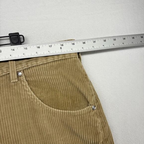 Vintage Levis Corduroy Pants Men's 38x30 Brown Tan Loose Silvertab Baggy 90s - Picture 3 of 12